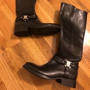Vince Camuto black riding boots